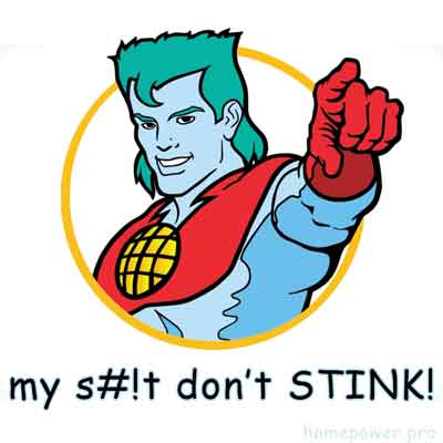 Capn Planet says "my shit don't stink".