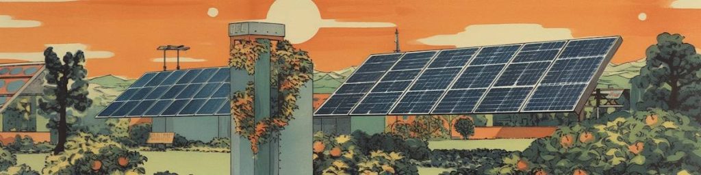 Solar in an orchard